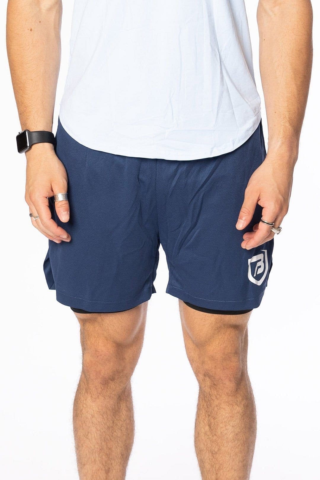 Blue Shorts with Skins - Brutal London Clothing