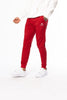 Red Casual Joggers - Brutal London Clothing
