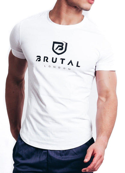 White T-Shirt - Brutal London Clothing
